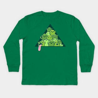 Itty-bitty Goblin Hoard Kids Long Sleeve T-Shirt